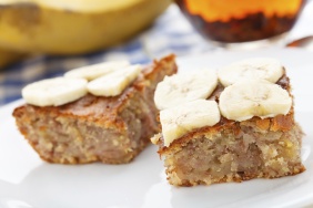 foto da receita Bolo integral de banana com chia