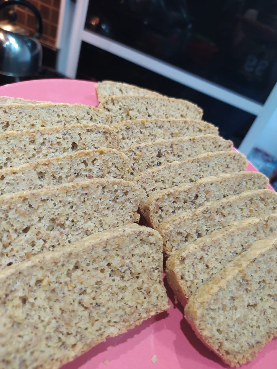 foto da receita Pão low carb de amendoim